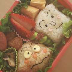 รูปของ キャラ弁✿しょくパンマン＆カレーパンマン