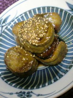 ご飯に合う☆ナスの豚バラ巻き-レシピのメイン写真