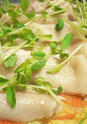 フライパンde✿白菜と鶏の簡単酒蒸し✿-レシピのメイン写真