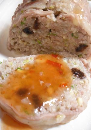 セロリとレーズンのチーズミートローフ-レシピのメイン写真