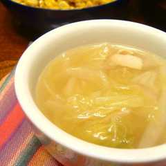รูปของ 白菜と鶏のあったか中華スープ