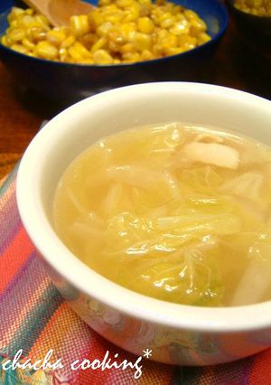 白菜と鶏のあったか中華スープ-レシピのメイン写真