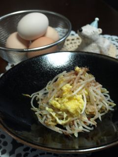 こん2の もやし炒め♪たまご入り☆-レシピのメイン写真