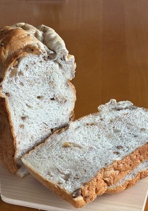 甘栗とクルミの食パン　HBで簡単-レシピのメイン写真