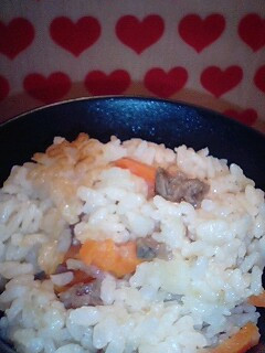 牛筋肉の炊き込みご飯-レシピのメイン写真