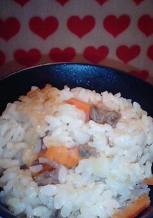 牛筋肉の炊き込みご飯-レシピのメイン写真