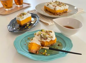 レンジで簡単！カフェ風かぼちゃのタルト-レシピのメイン写真