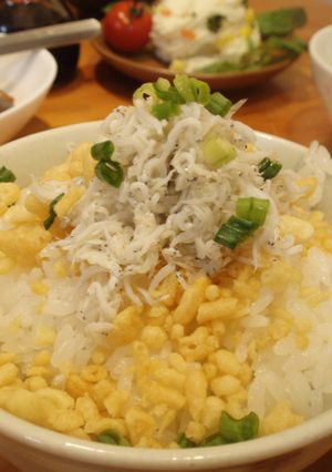 なんちゃって天丼？な　しらすごはん-レシピのメイン写真
