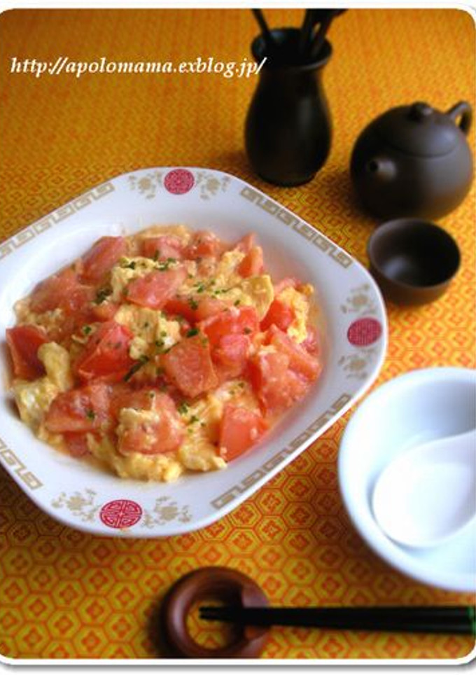 簡単で美味♪トマトと卵のふんわり中華炒め-レシピのメイン写真