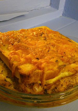 Cheese Bread Pudding-レシピのメイン写真