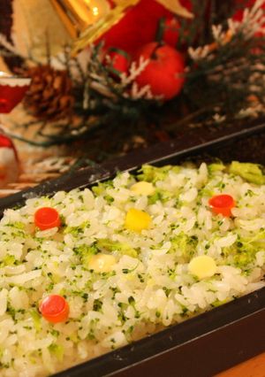 クリスマス☆キャラ弁❤簡単ツリー❤-レシピのメイン写真