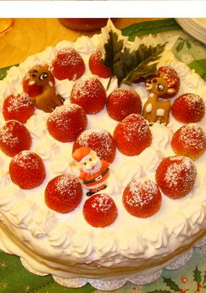 ベーシック♚クリスマスケーキ-レシピのメイン写真