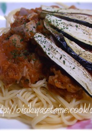 トマトソースパスタ（ヘルシー）-レシピのメイン写真
