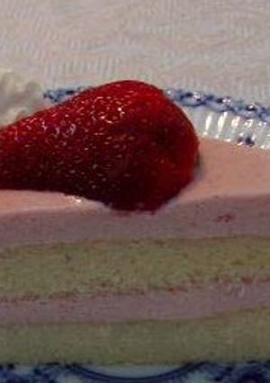 アメリカ　ストロベリームースケーキ-レシピのメイン写真