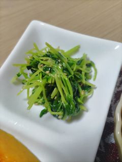 わさび風味の豆苗ナムル※簡単レンジ副菜-レシピのメイン写真