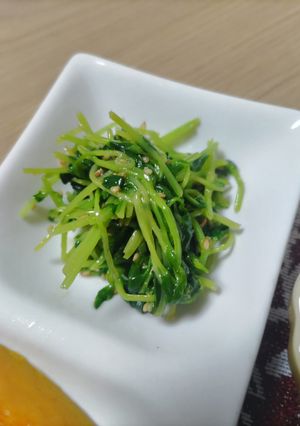 わさび風味の豆苗ナムル※簡単レンジ副菜-レシピのメイン写真