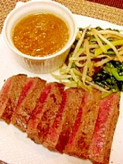 大根おろしの和風ステーキソース-レシピのメイン写真