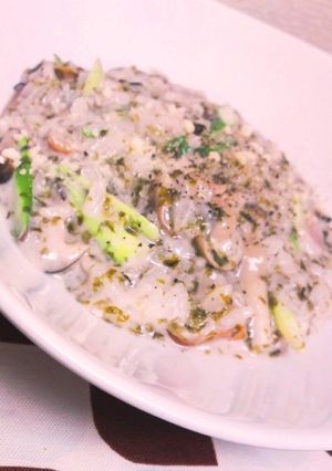海苔がノリノリ♪のりのリゾット-レシピのメイン写真
