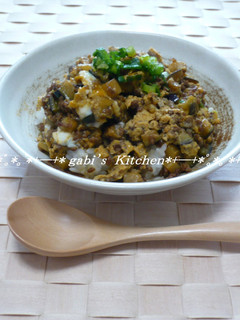 ☆超簡単♪ 茄子とたまごのとろ~り丼☆-レシピのメイン写真