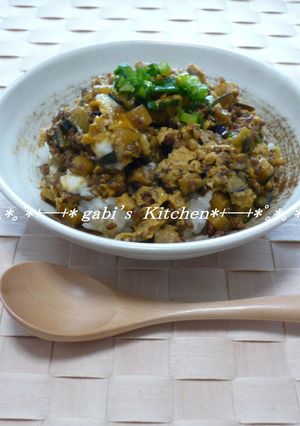 ☆超簡単♪　茄子とたまごのとろ～り丼☆-レシピのメイン写真