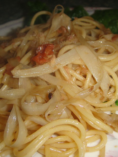 ごぼうも一緒の和風パスタ-レシピのメイン写真