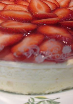 イチゴのレアチーズケーキ-レシピのメイン写真
