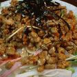ピリ辛肉味噌がうまい!「冷やし納豆ラーメン」