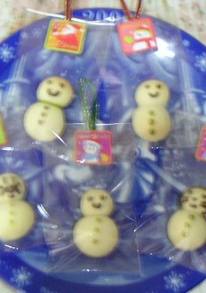 ＊ゆきだるま＊クッキー-レシピのメイン写真