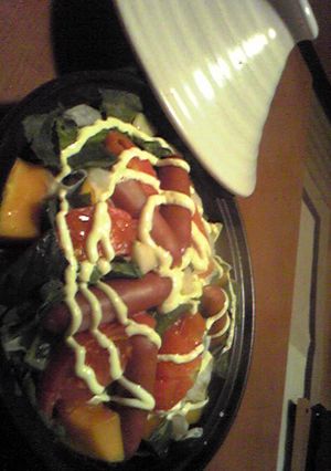 タジン鍋。ウインナーと野菜たち。マヨで。-レシピのメイン写真