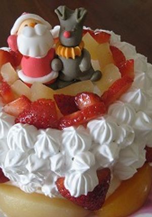 簡単・卵なし☆クリスマスケーキ-レシピのメイン写真