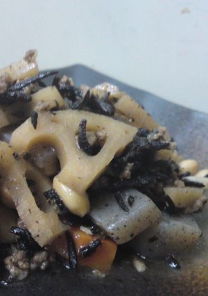 大豆とひじきの煮物-レシピのメイン写真