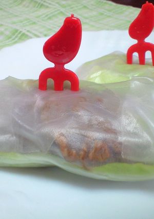 子供でも簡単！【ライスペーパー巻き】-レシピのメイン写真