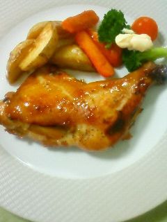 簡単!和風ハニーローストチキン-レシピのメイン写真