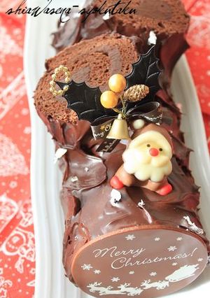 バニラ風味のチョコレートロールケーキ。-レシピのメイン写真
