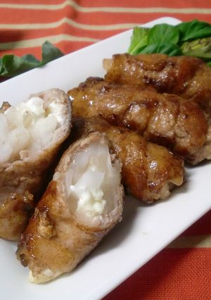 バルサミコｄｅ～豚の梨巻き照焼き風-レシピのメイン写真