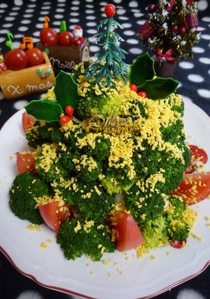 ポテトサラダのクリスマスツリー☆-レシピのメイン写真