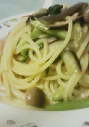 簡単！味噌の具だくさん和風パスタ-レシピのメイン写真