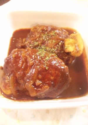煮込みハンバーグ-レシピのメイン写真