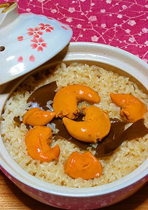 ホタテ卵の土鍋ご飯-レシピのメイン写真