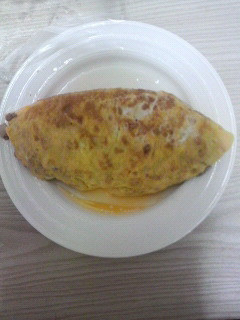 簡単!ひき肉入りオムレツ-レシピのメイン写真