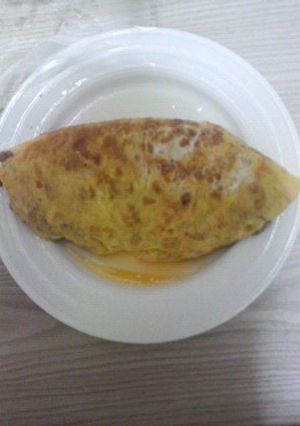 簡単！ひき肉入りオムレツ-レシピのメイン写真
