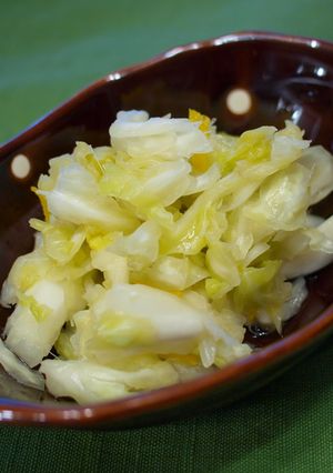 残りキャベツの柚子甘酢-レシピのメイン写真