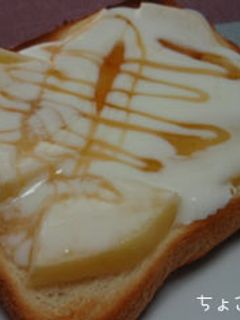 焼きりんごトースト-レシピのメイン写真