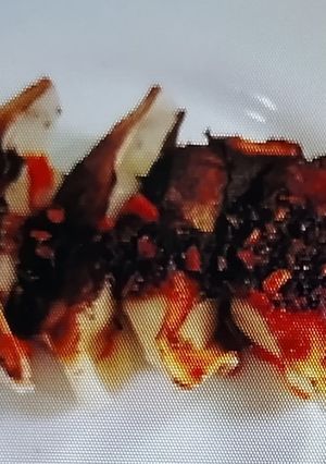 桃屋の食べるラー油のせて餃子🥟-レシピのメイン写真