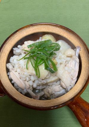 押麦入りサムゲタン風-レシピのメイン写真