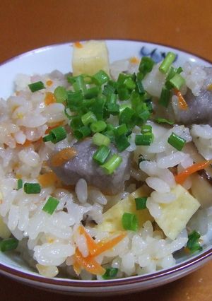 沖縄の炊き込ご飯　冬至バージョン-レシピのメイン写真