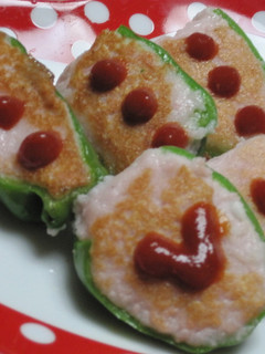 ふわふわ☆ピーマンの魚肉ソーセージ詰め☆-レシピのメイン写真