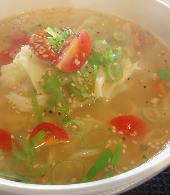 華やか塩ラーメン♡中華三昧で-レシピのメイン写真