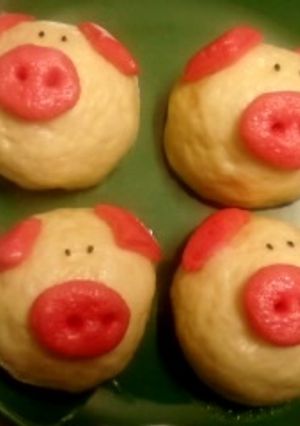 ＨＢとフライパンでシュウマイ子豚まん-レシピのメイン写真