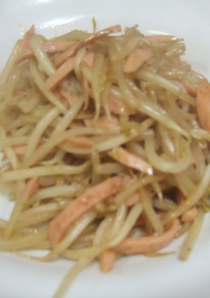 魚肉ソーセージともやしのオイマヨ炒め-レシピのメイン写真
